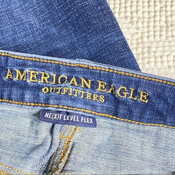 American eagle slim high-rise ripped jeans size 30x32 - Picture 4 of 6